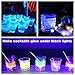 LED Coaster,12 Pack Light Up Coasters,LED Bottle Lights,Bottle Glorifier,LED Sticker Coaster Discs for Wine Bottle Clear Glass Cup Vase Color Changing Lights -Party,Wedding,Bar,Party Decoration