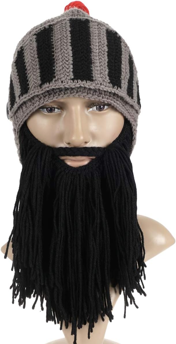 CoolChange Roman centurion helmet shaped hat with beard BigaMart