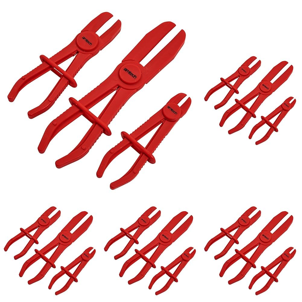 Amtech J1935 3 Piece Hose clamp Set (Pack of 5)