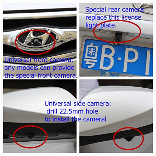 Weivision Universal 360 Degree Bird View System Car DVR Record