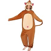 OLAOLA Adult Onesie, Unisex Animal Cosplay Costume, Flannel Pajamas One Piece Halloween Sleepwear