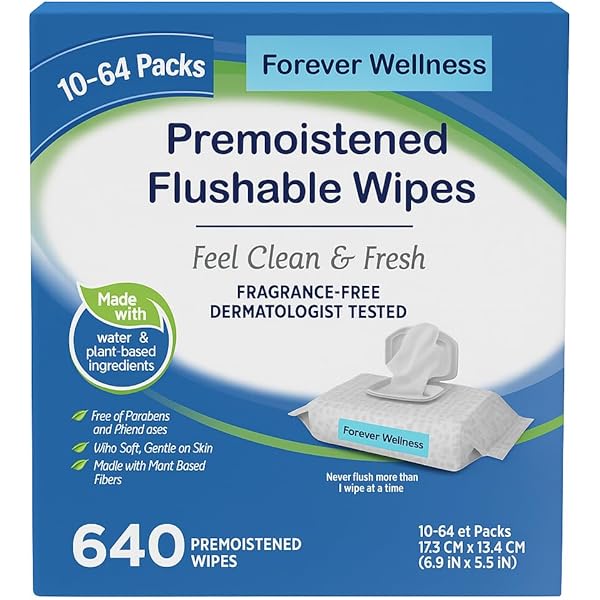 Kirkland Signature Flushable Wipes - 632 Count With Travel Packs