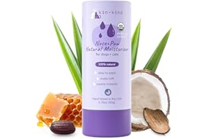 kin+kind Organic Dog and Cat Nose and Paw Balm Stick - 1.76oz Shea Butter - Dog Supplies