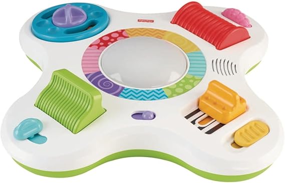 Amazon フィッシャープライス カラフルライト サウンド 指遊びスイッチセンター Cdc11 はめこみ 形合わせ おもちゃ