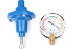 Newsmarts Vacuum Regulator & Gauge Tee Adapter for Cow Goat Milker Machine