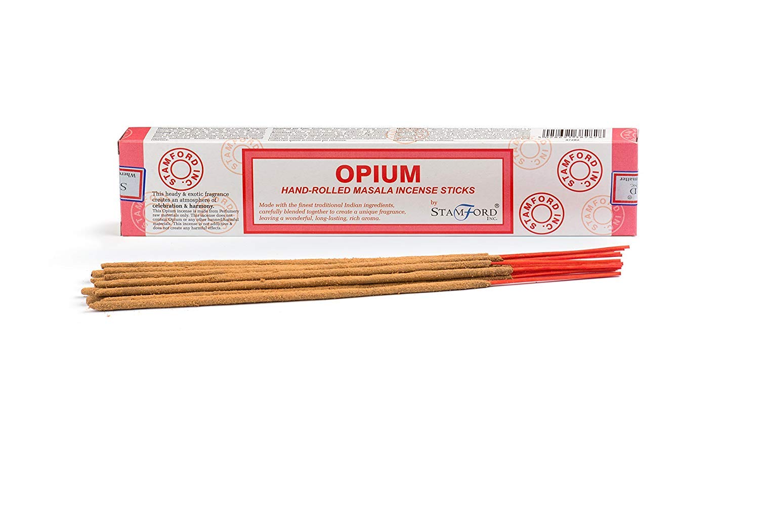 STAMFORD INC 37282 Opium Masala Incense, 15 Sticks x 12 Packs, Black, One Size