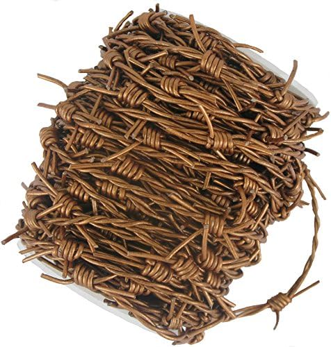 Leather barbed wire Copper Coloured