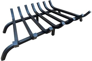 GRATE WALL OF FIRE Model TG-29 Fireplace Grate. 3/4" Solid Steel Construction 29" Wide.