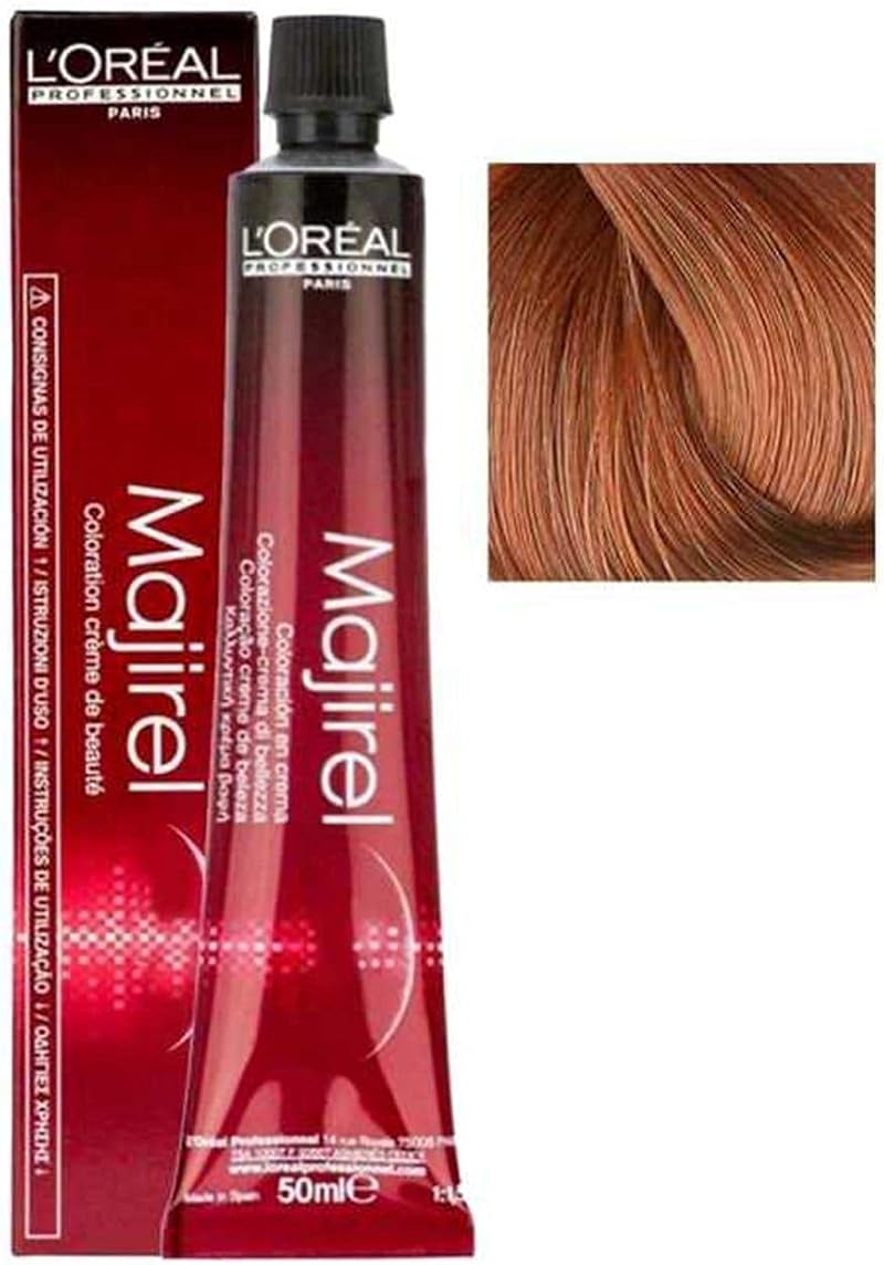 L Oréal Professionnel Majirel 7.43 Blonde Copper Gold 50 ml Permanent Hair