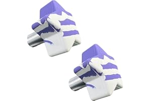 TUCANA 1 Pari Star Shape 85A Rubber Roller Skate Stopper with 5/8” Bolt, Adjustable Rubber Plugs Brake Block Toe Stop, Skate Accessories for Double-Row, Durable, Non-Marking