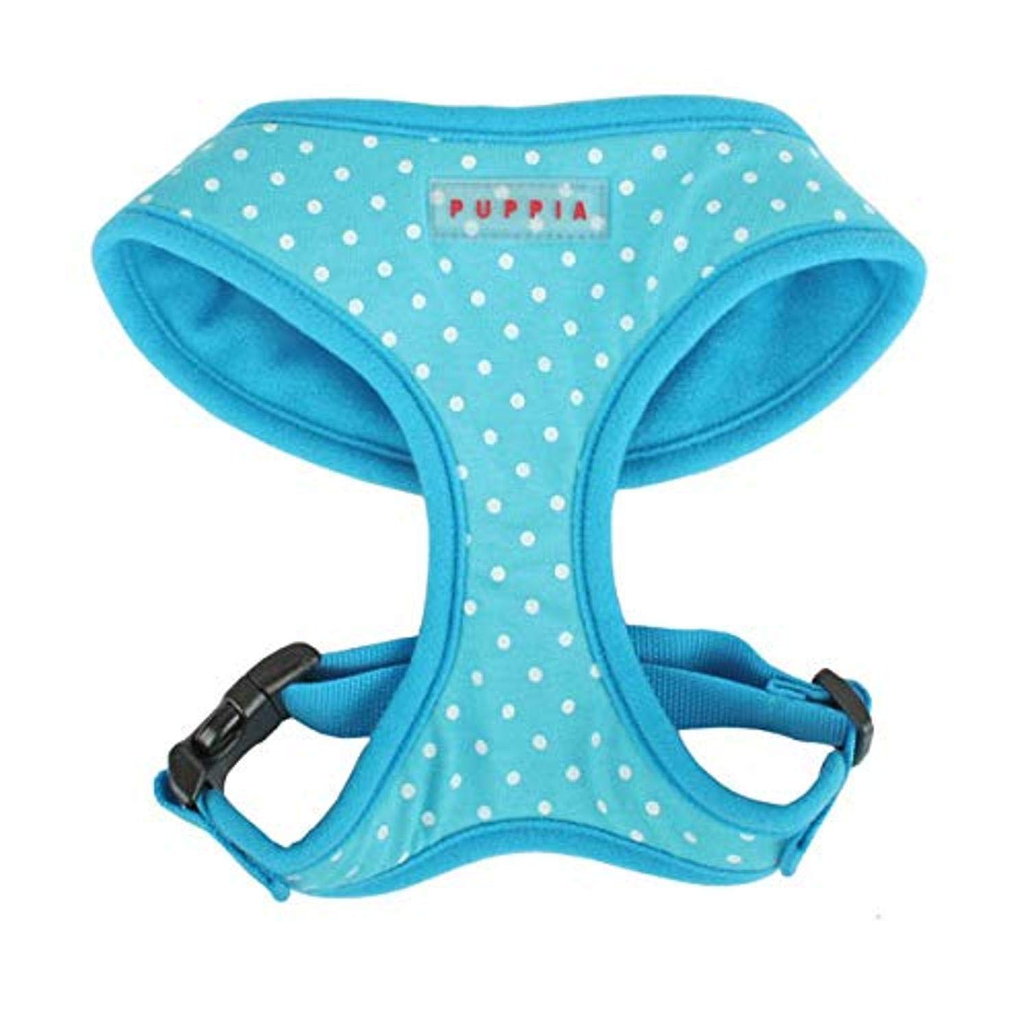 Puppia Dotty Harness, Large, Sky Blue
