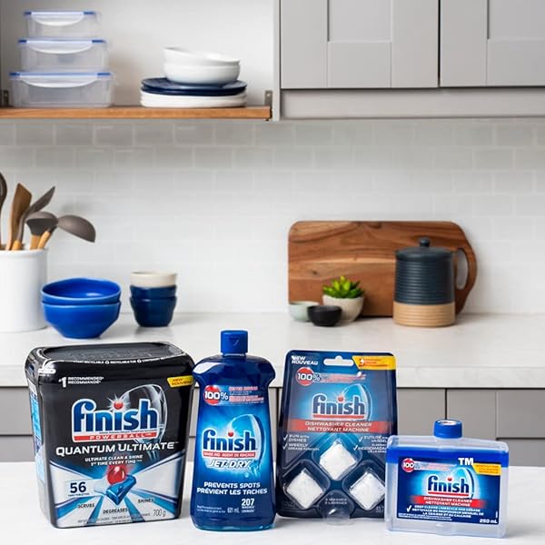 FINISH DISHWASHER DETERGENT, QUANTUM ULTIMATE, FRESH, 72 TABLETS 72 COUNT