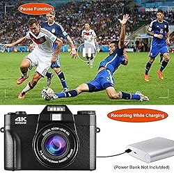 4K Digital Vlogging Camera for YouTube Autofocus