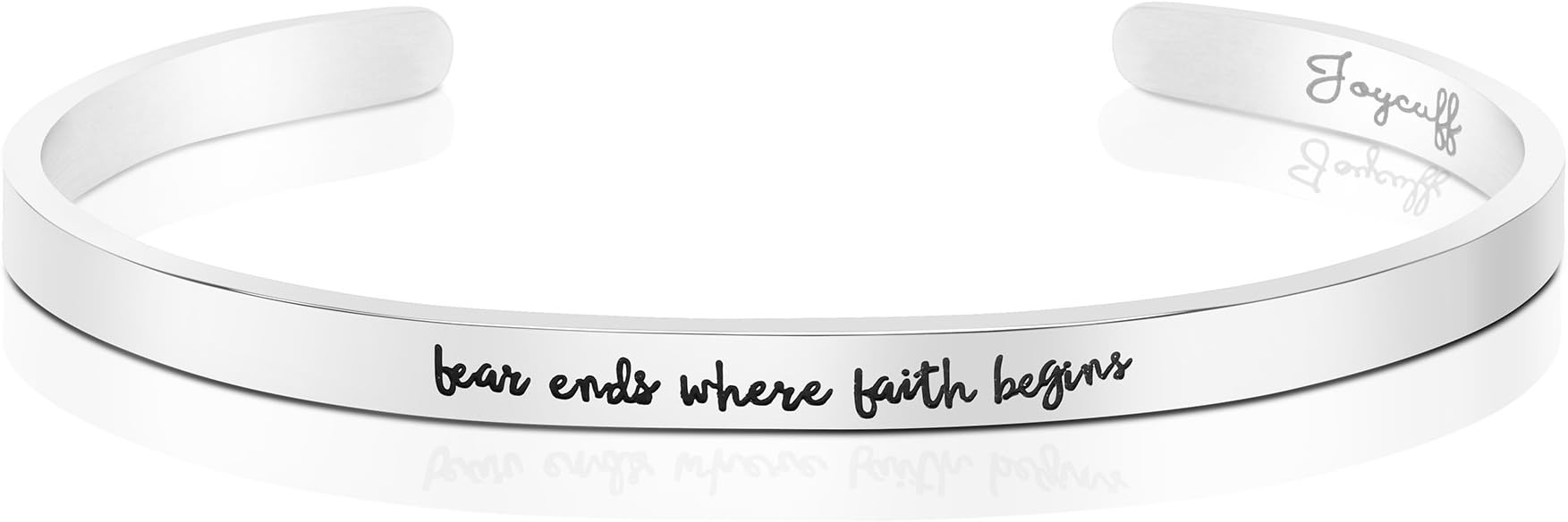 Inspirational Gifts for Women Cuff Bracelet Quote Jewelry Hard Time Gift for Friends