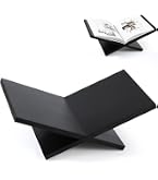 Wooden Book Stand, Solid Wood Book Reading Holder With X