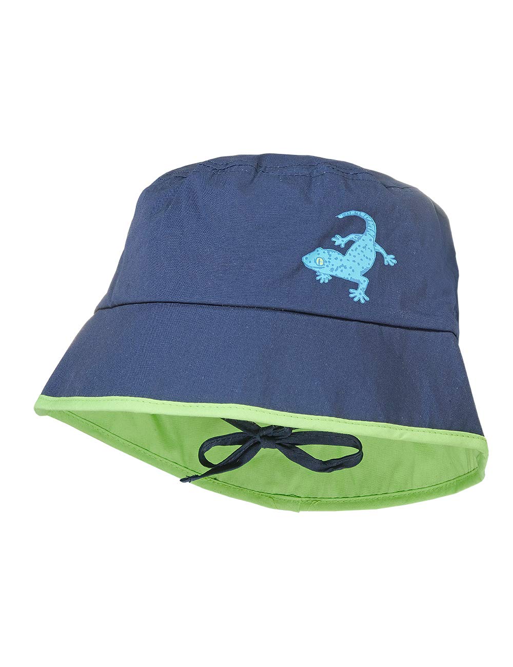 maximo Unisex Baby Hut Sun Hat Not Applicable, Blue (Navy/Frisches Grün 4868), 49