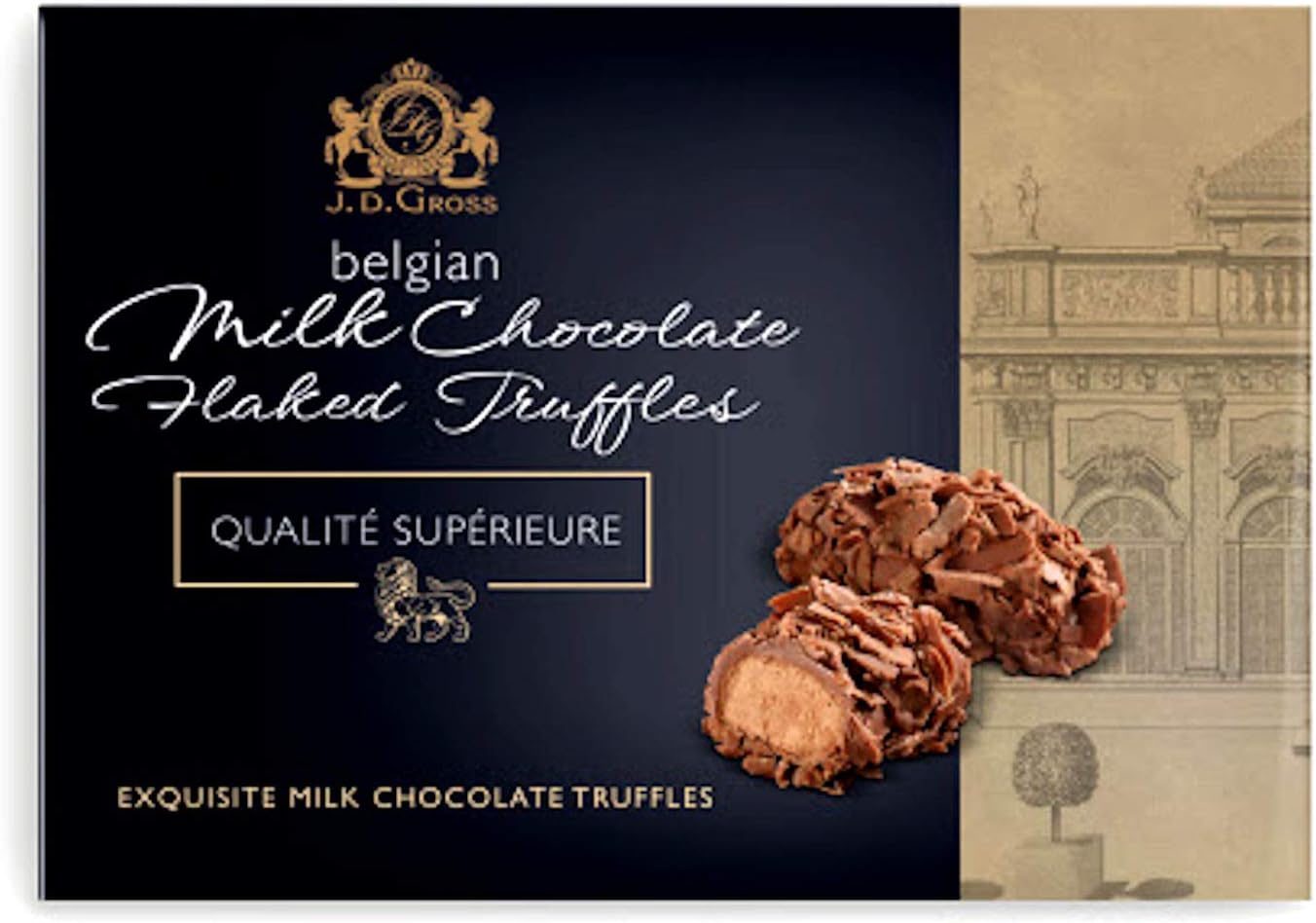 Belgian Milk Chocolate Flaked Truffles - Exquisite & Delicious Pralines - 200g