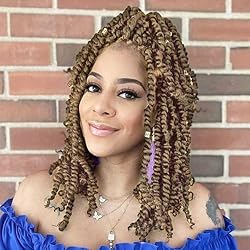 Ameli Passion Twist Crochet Hair 10 Inch Passion