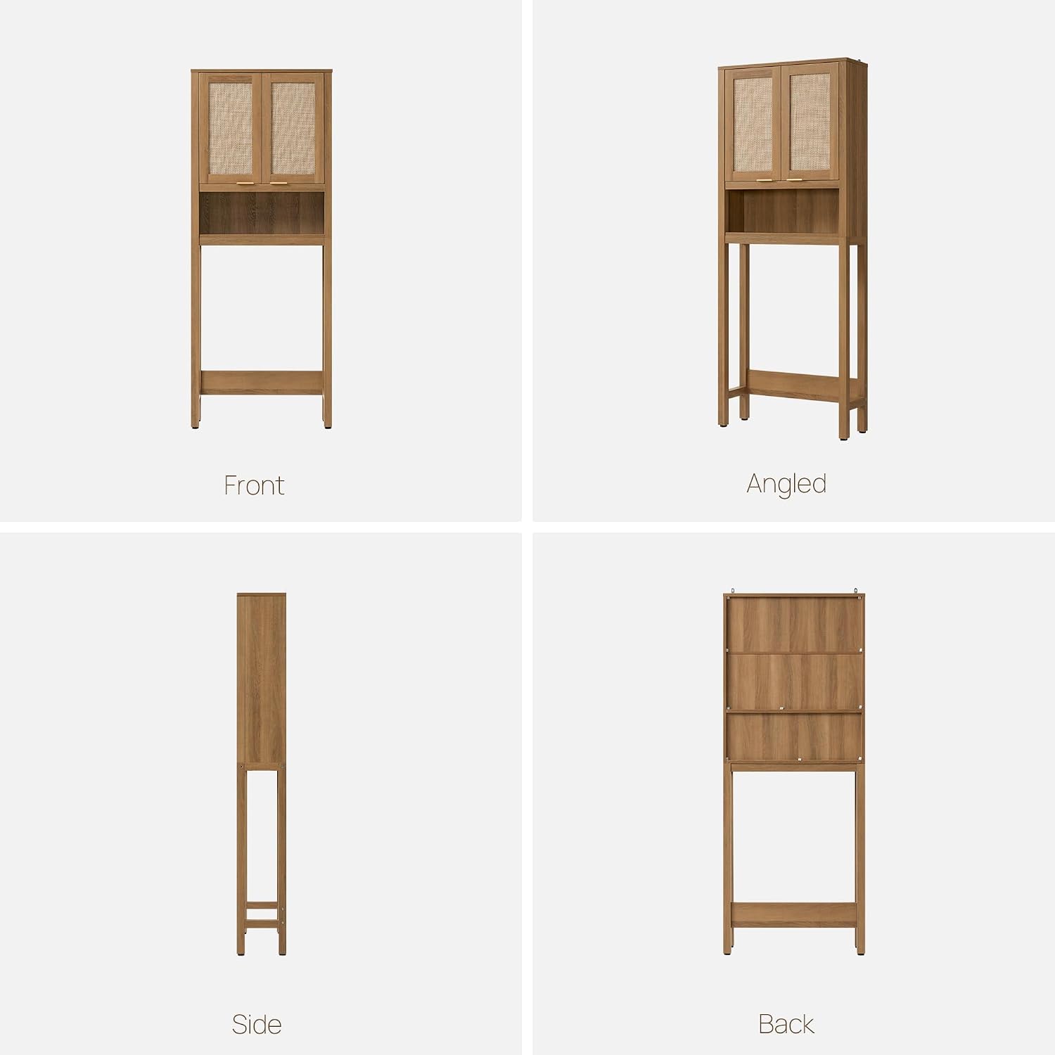 SICOTAS Over the Toilet Storage Cabinet adjustable shelf