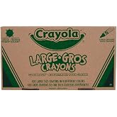 Crayola Crayon Classpack 400ct (8 Colors), Bulk School Supplies | Teacher Classroom Must Haves, Preschool &amp; Kindergarten, Large Crayons for Kids &amp; Toddlers