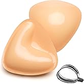SEEKUP Double-Sided Sticky Bra Pads, Lightweight Push up Adhesive Bra Inserts Invisible Padding Washable Breast Enhancement