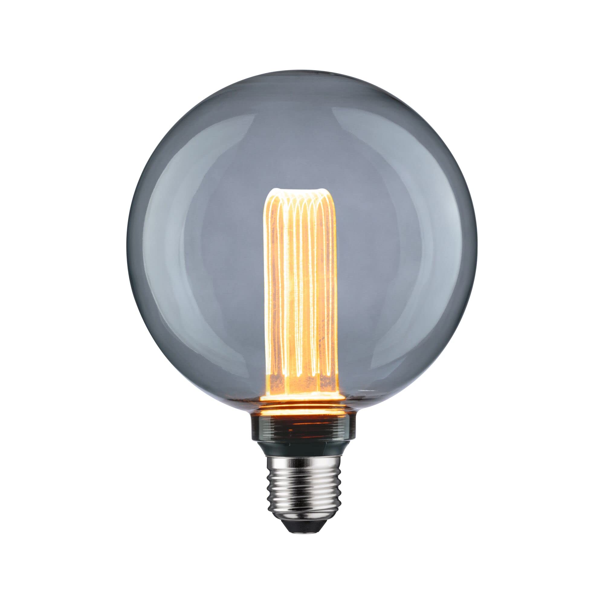 Paulmann 28876 LED Lamp Inner Glow Edition Globe G125 80 lm Smoked Glass 3.5 Watt Light Bulb 1800 K E27