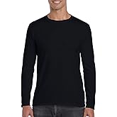 Gildan Softstyle™ Long Sleeve t-Shirt(Black, S)