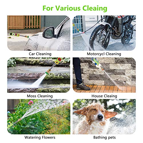 Suyncll High Power Washer Electric Pressure Washer,3800PSI 2.8GPM Pressure Washer Car Patio Garden Yard Cleaner(Green) - Thumbnail 2