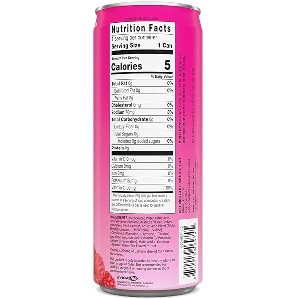 RSP NUTRITION AMINOLEAN ENERGY DRINK – SUGAR FREE AMINO ENERGY WITH NO JITTERS, TINGLES, OR CRASH, VEGAN AMINO ACIDS, BERRY ELIXIR, 12 PACK