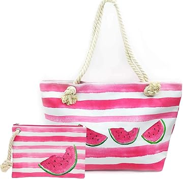 watermelon beach bag