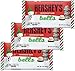 Hersheys Milk Chocolate PEPPERMINT BARK BELLS Christmas Variety Pack - Extra Creamy Solid Milk & White Chocolate - Wrapped in Seasonal Foil - 3 Pack (Peppermint Bark) Xmas Candies Assortment