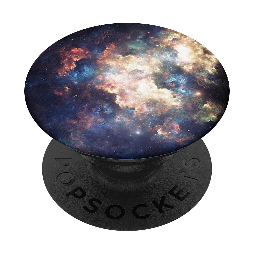 Burning Nebula Dark Blue PopSockets Swappable PopGrip