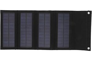 Xcello 40W Solar Panel, 4-Fold Foldable Solar Panel Box Takki Foldable Solar Panel Battery Charger Kit with USB Interface for