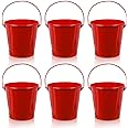 Dominus Decors 6-Pack Small Metal Buckets With Handles - Rust-Resistant For Party Favors, Decor, Organization - View #4