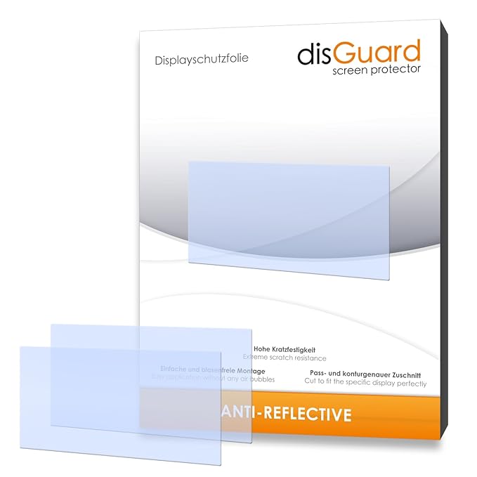disGuard RX060557 antireflektierend und hartbeschichtet Displayschutzfolie für Becker Revo. 2 / Revo 2 (2-er Pack)