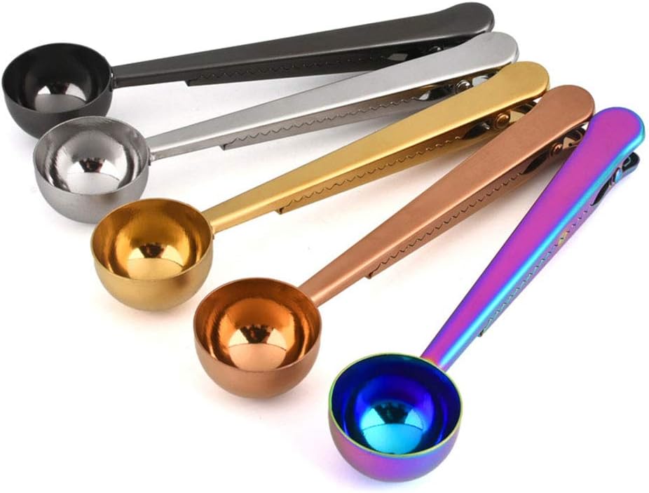 Sling Cute Coffee Scoop Clip, 6 1/4 inch Long Handle