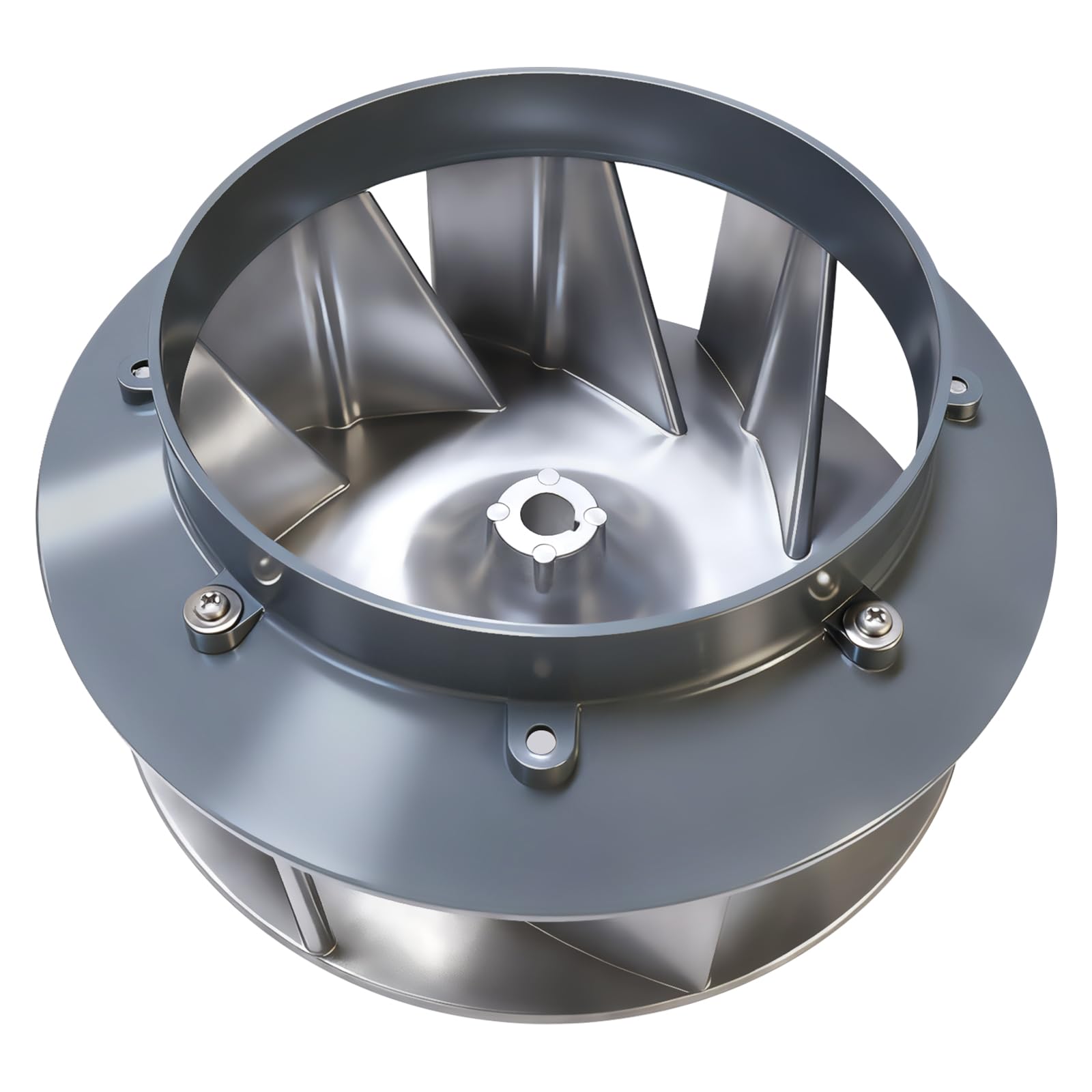 Photo 1 of CAMOLIKOS 70302201P T45 Metal Blower Fan Compatible with Speed Queen, Huebsch, UniMac, Ipso, and Alliance Laundry Systems Replaces 70302201 TU21755