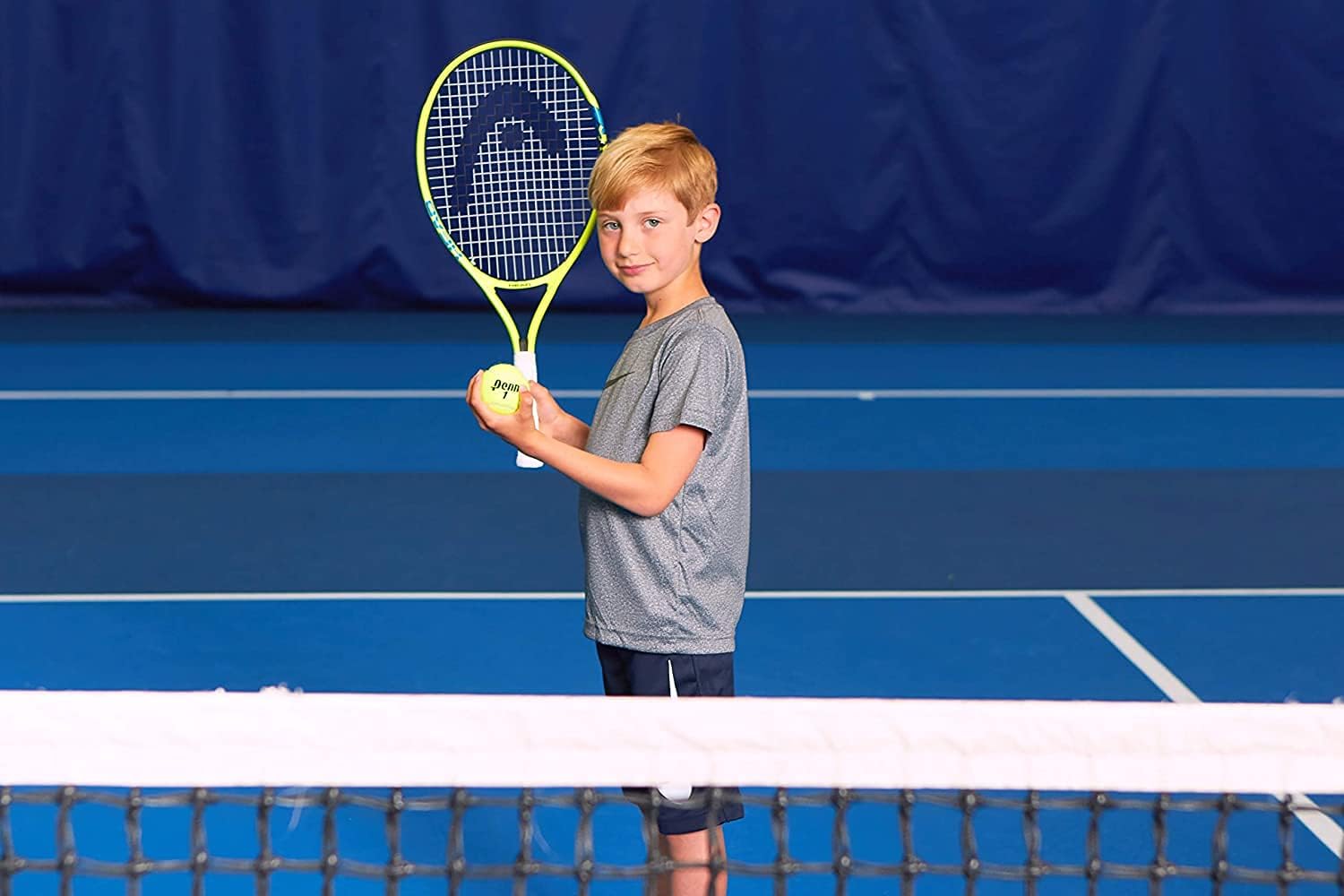 HEAD Speed Kids Tennis Racquet - Beginners Pre-Strung Head Light Balance Jr Racket - 23 Inch, Yellow : Sports & Outdoors