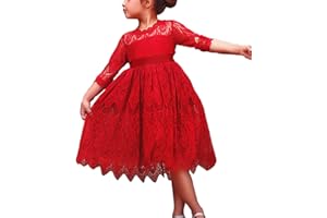 NNJXD Flower Girls Dress Girls Lace Princess Party Pageant Tulle Summer Vintage Dress