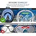 Atlin Snorkel Mask [Full Face] For Adults (Large/Extra Large, Black/Blue) GoPro Compatible Snorkeling Mask with 180° Panoramic View Anti-Fog, Anti-Leak with Adjustable Head Straps