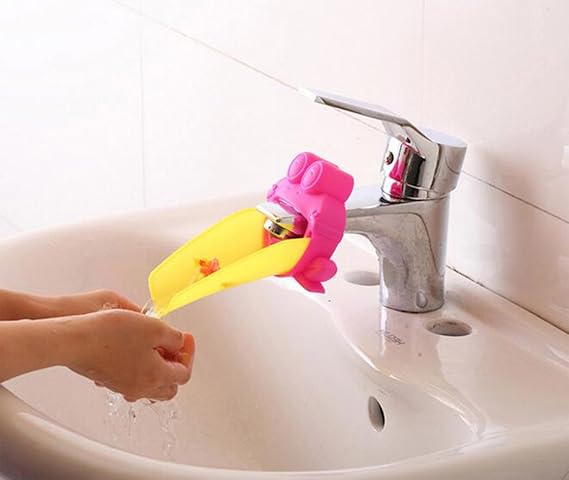 2x Wasserhahn Verlängerung Für Kinder - Silikon Extender Armatur | BPA Frei Sicher