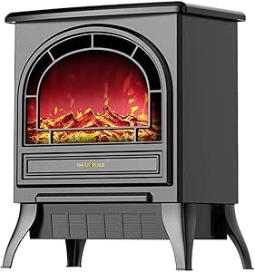 LXDDP Calentador Chimenea eléctrico Chimenea eléctrica Independiente