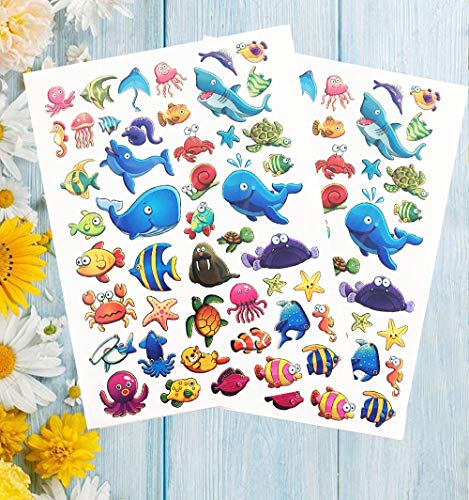 3 Temporary+Tattoos+Kids+Shark+Birthday+Supplies