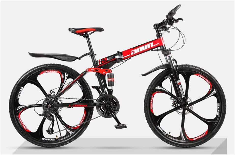 KXDLR Mountain Bike 26 ZollRadStahlrahmenSpeichen Felgen DoppelaufhebungStraßenFahrrad 21