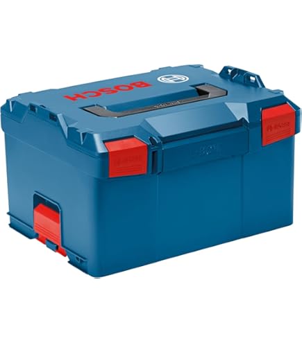 Bosch Professional L-BOXX 102 Carry Case, Navy Blue, Size
