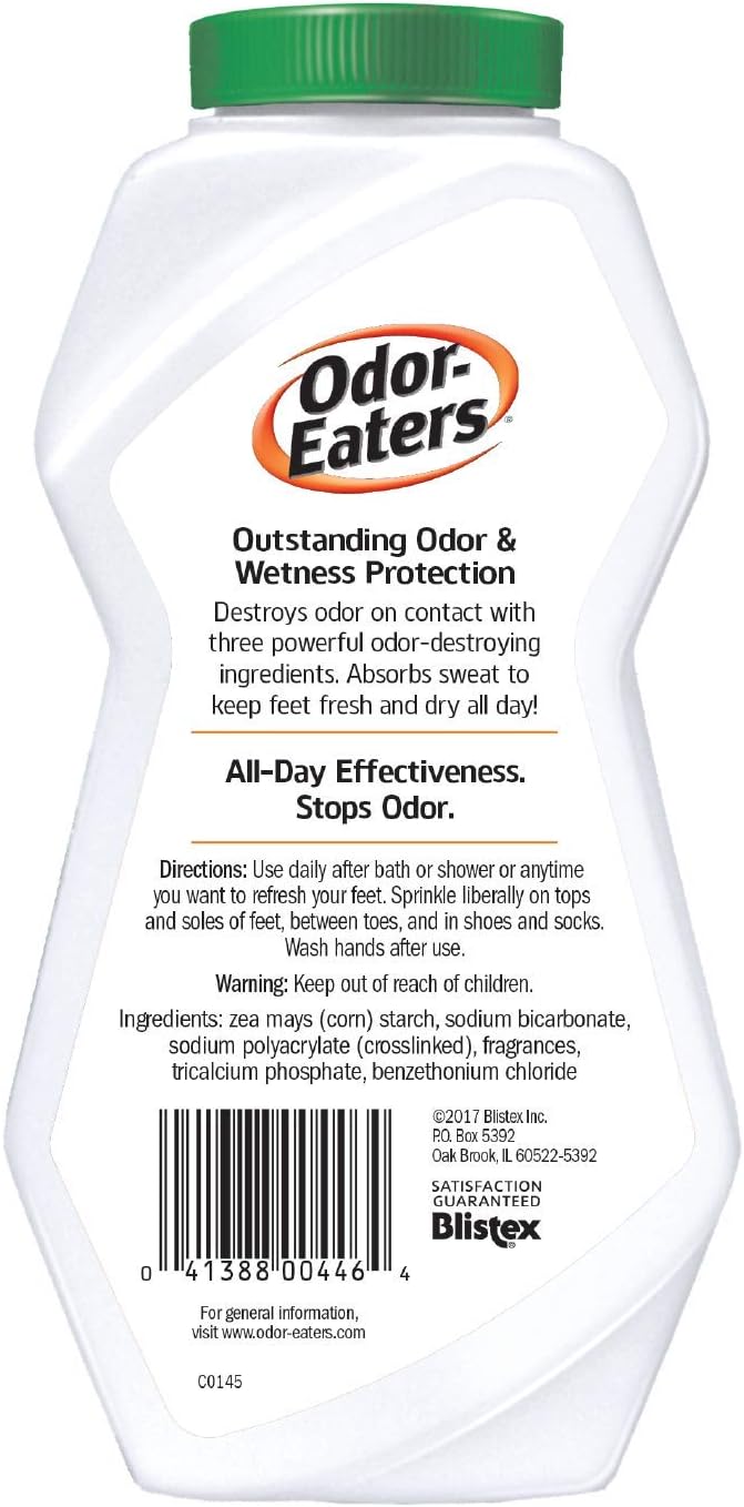 Odor-Eaters Foot Powder, 6-ounces, 4-pack: Health & Personal Care