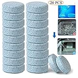 Leegoal Multifunctional Effervescent Spray Cleaner, [2018 New] Efficient Car Auto Windshield Washer Fluids Glass Cleaner Tablets Detergent, 20 PCS