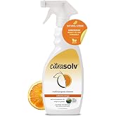 Citra Solv Multi Purpose Cleaner &amp; Degreaser Spray, Valencia Orange, 22 oz | Multi-purpose cleaner &amp; degreaser | Cuts grease &amp; grime | For everyday household surfaces