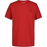 Calvin Klein Boys Short Sleeve Solid V-Neck T-Shirt, Soft, Comfortable, Relaxed Fit