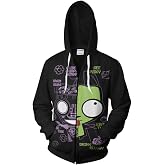Anime Men Hoodies Cosplay Jacket Adult Casual Hooded Sweatshirt Coat | Zip Up Pullover,3D Printed Outfit,Long Sleeve,Suitable for Spring,Autumn,Winter,Halloween Cosplay Costume